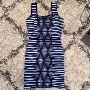 BCBGMaxazria Printed Bodycon Dress